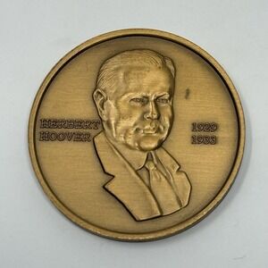 Herbert Hoover 31st President Of The United States Coin Medal